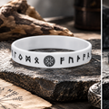 Viking Rune Silicone Wristband